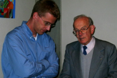 Othmar Stöckli und Pater Hilarius