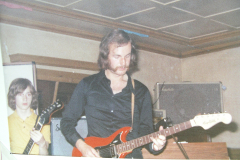 On the guitar